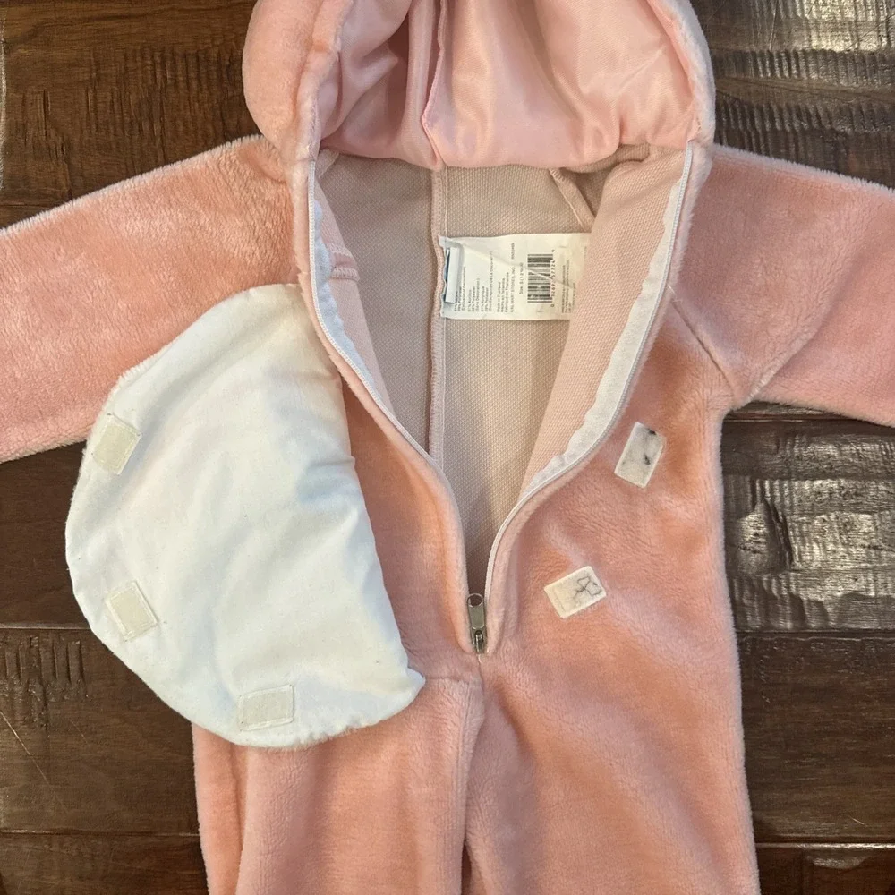 VTG Care Bears Pink Rainbow Cheer Bear Plush Dress Up Costume Small 1-2 Years
